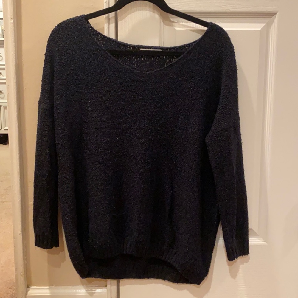 Gab & Kate Navy Sweater